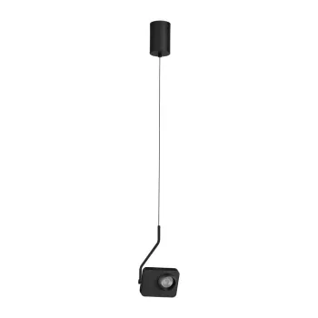 Lustra neagra LED cu structura flexibila/cu intensitate reglabila din aluminiu Kedros - Nova Luce imagine