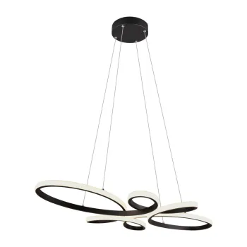 Lustra neagra LED Fly - Trio imagine