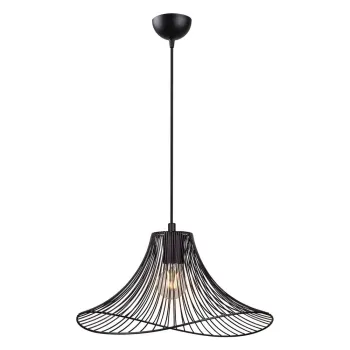 Lustra neagra o 40 cm Wavy - Squid Lighting imagine
