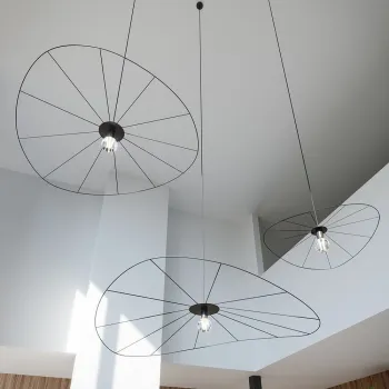 Lustra neagra o 70 cm Elliot - Nice Lamps imagine