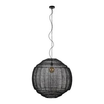 Lustra neagra o 70 cm Meezan - Dutchbone imagine