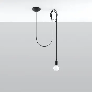 Lustra neagra Spider - Nice Lamps imagine