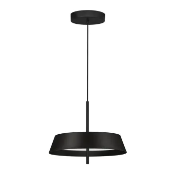 Lustra negru-mat LED cu intensitate reglabila din aluminiu o 45 cm Velio - Nova Luce imagine