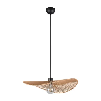 Lustra negru-mat o 58 cm Laurine - Trio imagine