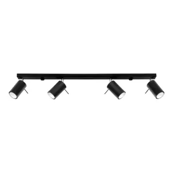 Lustra Nice Lamps Etna 4L, negru imagine