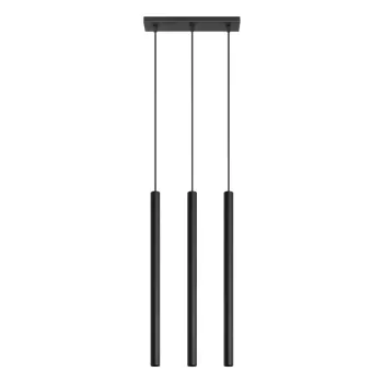 Lustra Nice Lamps Fideus, lungime 30 cm, negru imagine