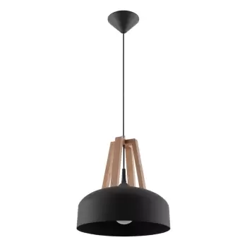 Lustra Nice Lamps Olla, negru-bej imagine