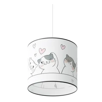 Lustra pentru copii alba Puss - Sollux imagine