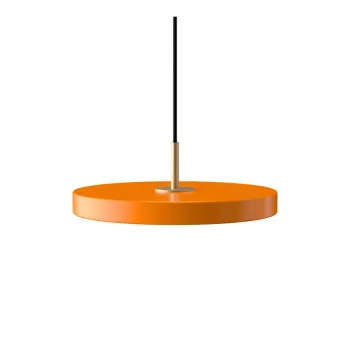 Lustra portocalie LED cu abajur din metal o 31 cm Asteria Mini - UMAGE imagine