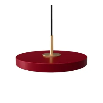 Lustra rosie LED cu abajur din metal o 15 cm Asteria Micro - UMAGE imagine