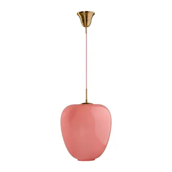 Lustra roz/alamie cu intensitate reglabila din sticla o 35 cm Artut - Jotex imagine