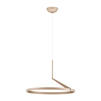 Lustra roz auriu LED cu intensitate reglabila din aluminiu o 60 cm Tilia - Nova Luce imagine