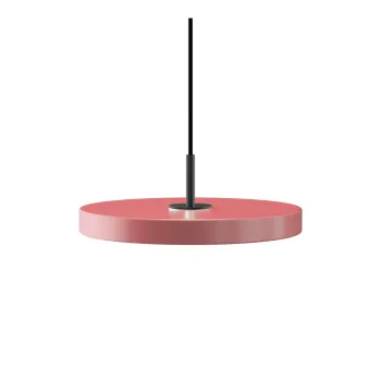 Lustra roz LED cu abajur din metal o 31 cm Asteria Mini - UMAGE imagine