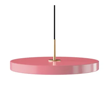 Lustra roz LED cu abajur din metal o 43 cm Asteria Medium - UMAGE imagine