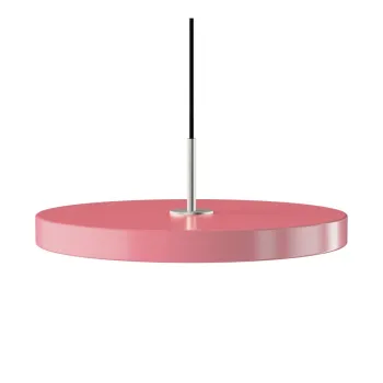 Lustra roz LED cu abajur din metal o 43 cm Asteria Medium - UMAGE imagine