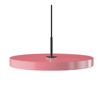 Lustra roz LED cu abajur din metal o 43 cm Asteria Medium - UMAGE imagine