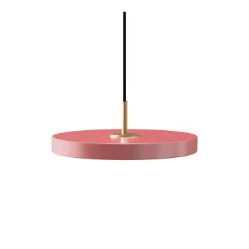 Lustra roz LED cu intensitate reglabila din metal cu abajur din metal o 31 cm Asteria Plus - UMAGE imagine