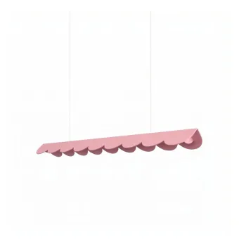 Lustra roz LED din aluminiu BISCUIT - Thoro imagine