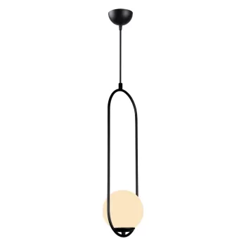 Lustra Squid Lighting Arch, inaltime 146 cm, negru imagine