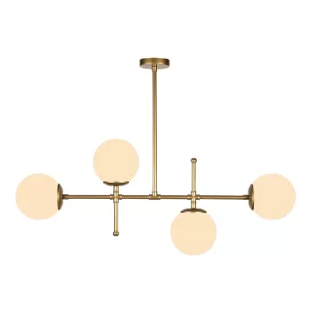 Lustra Squid Lighting Kruva, inaltime 57 cm, auriu imagine