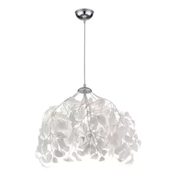 Lustra Trio Pendant Leavy, inaltime 150 cm, alb imagine