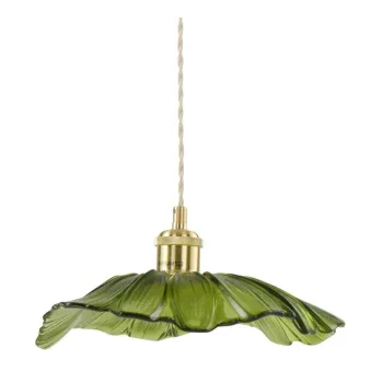 Lustra verde/aurie din sticla o 30 cm Nugget - Jotex imagine