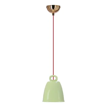 Lustra verde cu abajur din ceramica Sewilla - Candellux Lighting imagine