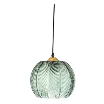 Lustra verde cu abajur din sticla o 22 cm Adar - Bloomingville imagine