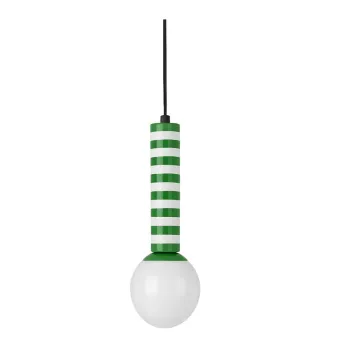 Lustra verde din metal o 12 cm Rayado Retro - Leitmotiv imagine