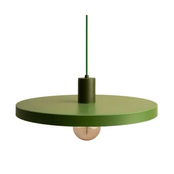 Lustra verde din metal o 40 cm Ori - Micadoni imagine