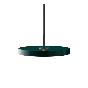 Lustra verde-inchis LED cu abajur din metal o 31 cm Asteria Mini - UMAGE imagine
