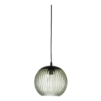 Lustra verde LED din sticla o 23 cm Sybia - Bloomingville imagine