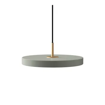Lustra verde salvie LED cu intensitate reglabila din metal cu abajur din metal o 31 cm Asteria Plus - UMAGE imagine