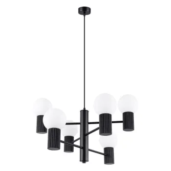 LustrAneagrAcu abajur din sticlAOrbital aEURSollux imagine