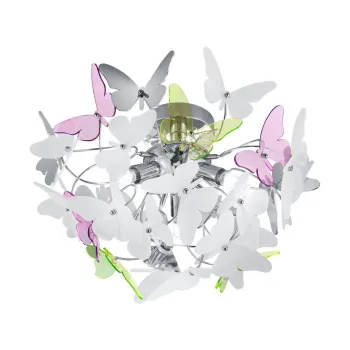 LustrApentru copii cu abajur din plastic A, 45 cm Butterfly aEURReality imagine