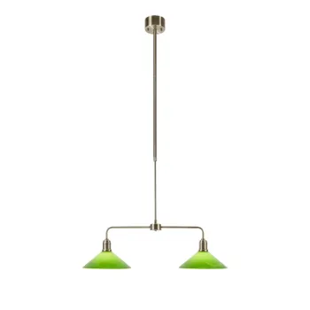 LustrAverde/alAfmie din metal cu abajur din sticlAVela aEURMarkslA?jd imagine