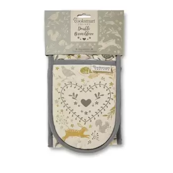 Manusa dubla pentru bucatarie Cooksmart Woodland imagine