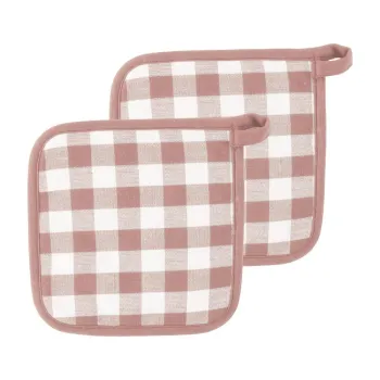 Manusi de bucatarie 2 buc. din bumbac Gingham - Tiseco Home Studio imagine