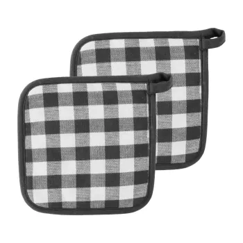 Manusi de bucatarie 2 buc. din bumbac Gingham - Tiseco Home Studio imagine