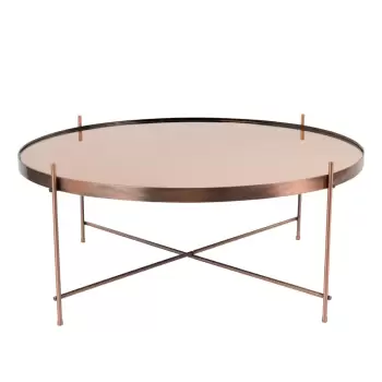 Masa cafea Zuiver Cupid XXL, aramiu imagine