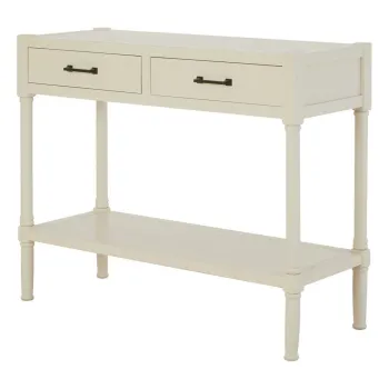 Masa consola alba din lemn de pin 35x91 cm Heritage - Premier Housewares imagine