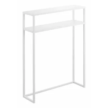 Masa consola alba din metal 18x60 cm Tower - YAMAZAKI imagine