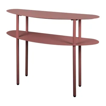 Masa consola burgundy din metal 28x90 cm Riqueza - Leitmotiv imagine