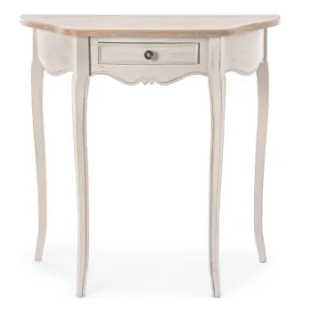 Masa consola crem 35x80 cm Clarisse - Bizzotto imagine
