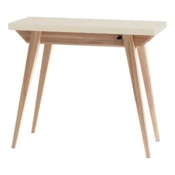 Masa consola crem/in culoare naturala 45x90 cm Envelope - Ragaba imagine