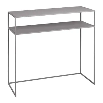Masa consola gri deschis din metal 35x85 cm Fera - Blomus imagine
