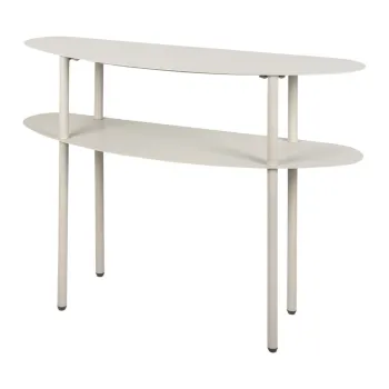 Masa consola gri din metal 28x90 cm Riqueza - Leitmotiv imagine