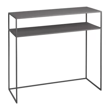 Masa consola gri inchis din metal 800x85 cm Fera - Blomus imagine