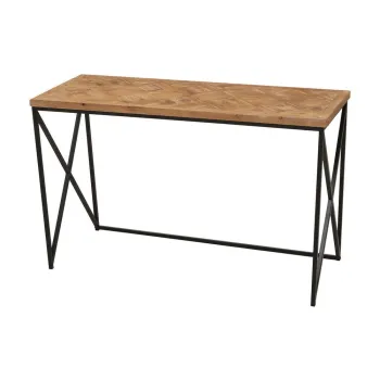 Masa consola in culoare naturala din lemn de brad 48x120 cm Kickford - Premier Housewares imagine