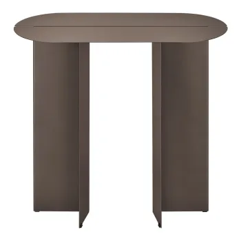 Masa consola maro din otel 35x80 cm Oru - Blomus imagine